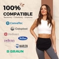 thumbnail image 4 of Cinturón de ostomía SIIL Ultimate Comfort para hombre y mujer, color negro XXXL, 4 of 7