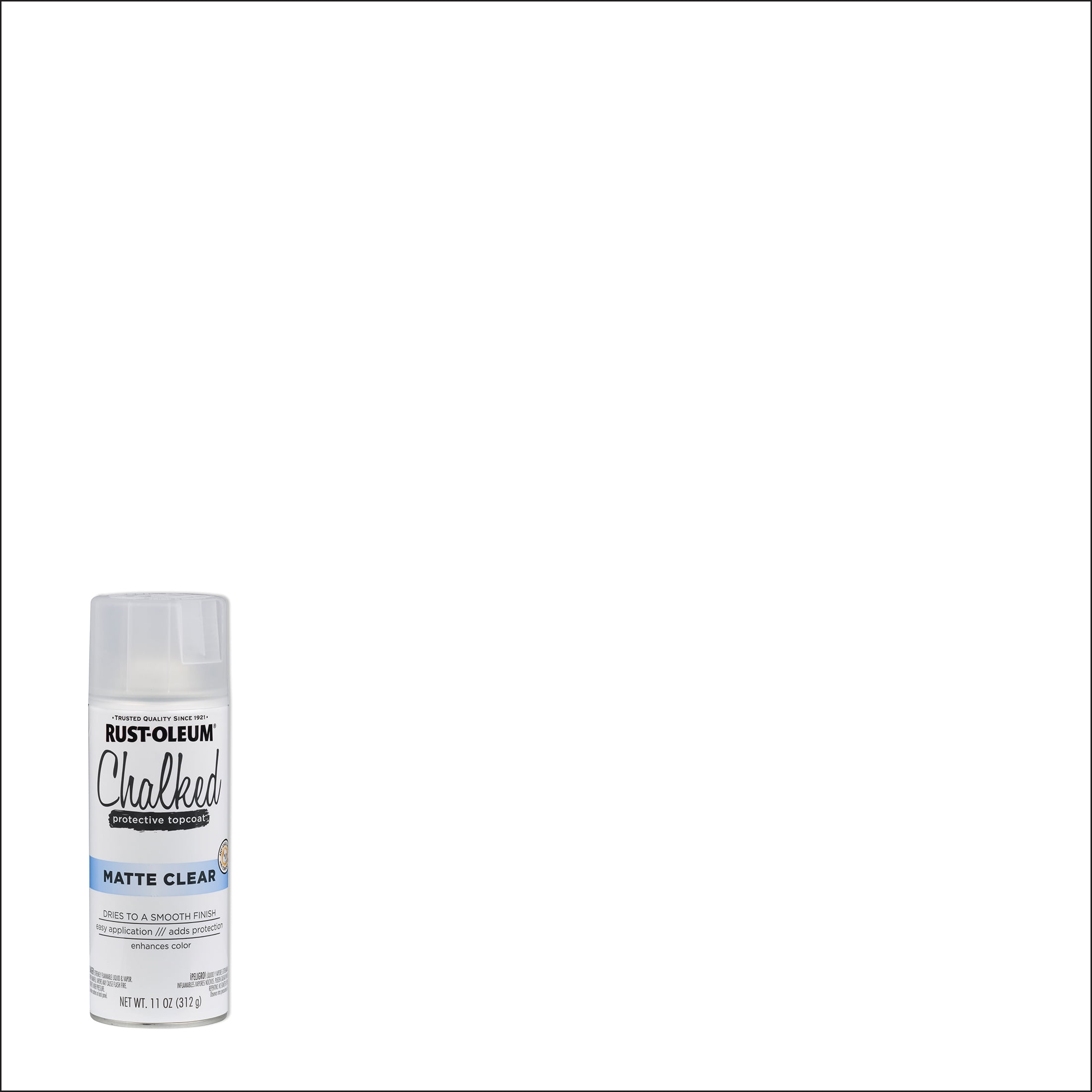 Clear, Rust-Oleum Chalked Ultra Matte Spray Paint, 12 oz