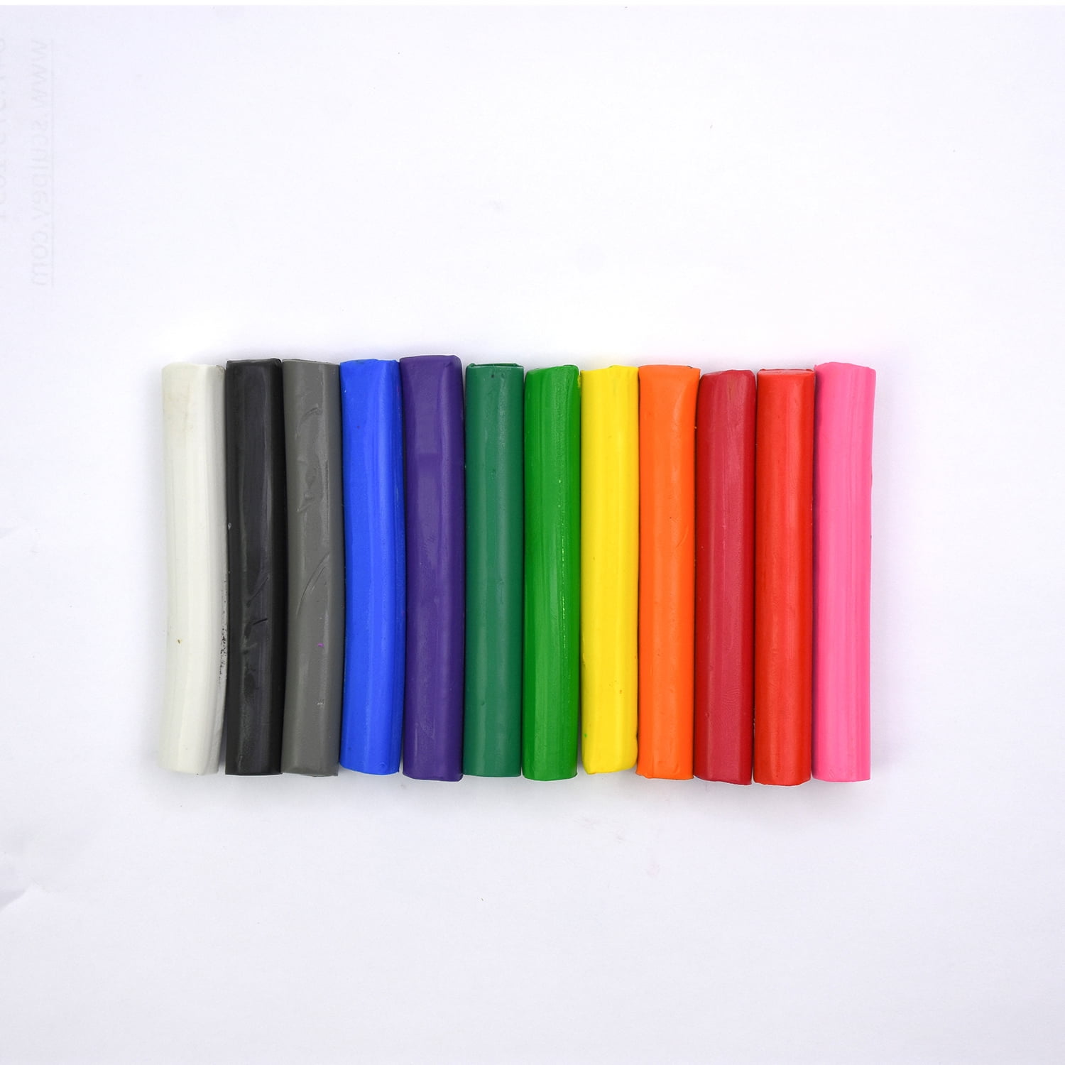 Hello Hobby Non-Drying Modeling Clay, Assorted Colors, 12 Pieces