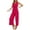 Hot Pink, variant on Aayomet Jumpsuits For Women 2023 Summer Womens Casual High Waist Sleeveless V Neck Slim Jumpsuit,Red S
