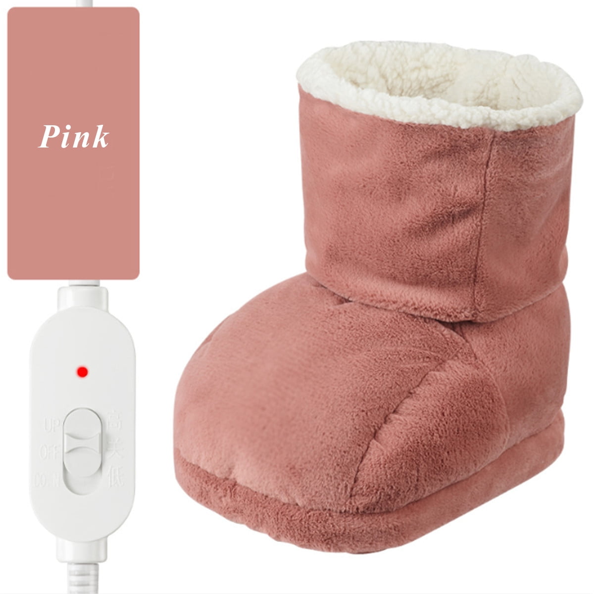 Electric Foot Warmer Winter Shoes Plush 