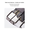 thumbnail image 4 of Nmnitkp Belt Men's Women's Adjustable Nylon Canvas Woven Belt, No Punching Breathable Wear-resistant Everyday Belt for Jeans Pants Daily Outdoor Activities Gray,Free Size, 4 of 9