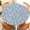 44" (Round), variant on Round Fitted Tablecloth with Elastic Edge for Up to 37"-44" Round Table, Waterproof Tablecover for Camping, Indoor, Outdoor, Holiday, Summer, Small White Flower
