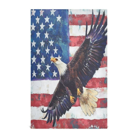 

Kitchen Towel 28x18 Inches x1，Plate Towel Decorative Towel Napkin Tea Towel Tea Towels For Kitchen Dish Cloths & Dish Towels Cool Eagle Pattern