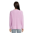 thumbnail image 5 of Time and Tru Women's Crewneck Chenille Sweater with Long Sleeves, Midweight, Sizes XS-XXXL, 5 of 7