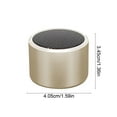 thumbnail image 3 of Altavoz Bluetooth con perilla magnética colorida y creativa, estéreo portátil, resistente al agua, con micrófono incorporado para acampar en interiores y exteriores, sistema de audio de plástico., 3 of 6