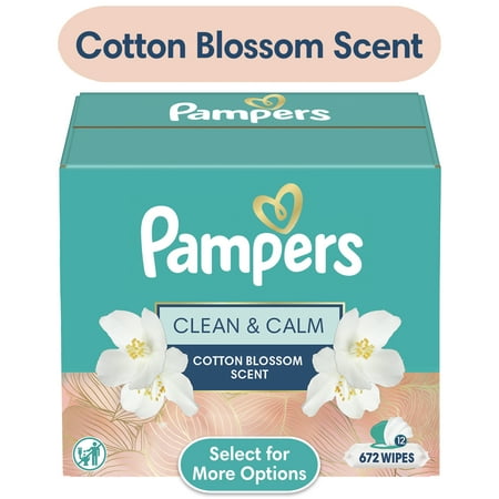Pampers CLEAN & CALM Baby Wipes None Fresh Bloom