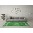 thumbnail image 3 of Ahgly Company Indoor Rectangle Medallion Emerald Green Traditional Area Rugs, 5' x 7', 3 of 4
