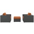 thumbnail image 3 of Modway Sojourn 3 Piece Outdoor Patio Sunbrella® Sectional Set in Canvas Tuscan, 3 of 6