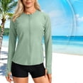 thumbnail image 4 of Xuyuer Women's UPF 50+ Lightweight Athletic Jacket Sun Protection Full Zip Long Sleeve Shirts Hiking Outdoor Pockets, 4 of 8