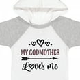 thumbnail image 4 of Inktastic My Godmother Loves Me Girls Girls Baby Bodysuit, 4 of 5
