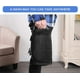thumbnail image 5 of Neceser para hombres, neceser grande colgante impermeable para maquillaje, estuche de viaje cosmético para niños, mujeres y hombres, negro JAMW Sencillez, 5 of 5