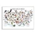 thumbnail image 1 of Stupell Industries United States of America Map of Animals Kid's Illustration, 10 x 15, Designed by Studio Q, 1 of 1