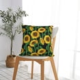 thumbnail image 5 of Pofeuu Sunflower 1 Print Double-sided plush pillowcase Square Throw Pillow Covers Pillows Cover for Living Room Bedroom Sofa Couch Cushion Cover（No pillow core）-20"x20", 5 of 7