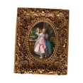 thumbnail image 1 of Marco de fotos Vintage soporte de imagen adorno colgante de pared de mesa marco en relieve adornado para sala de estar Navidad hogar dormitorio SM SunniMix Marco de la foto, 1 of 8
