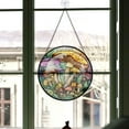 thumbnail image 3 of Women Christmas Gift - Mush Xmas Stained Glass Hanging Ornament - Clean Holiday Tree Decoration, Great Christmas Gift for Family & Friends, 3 of 3