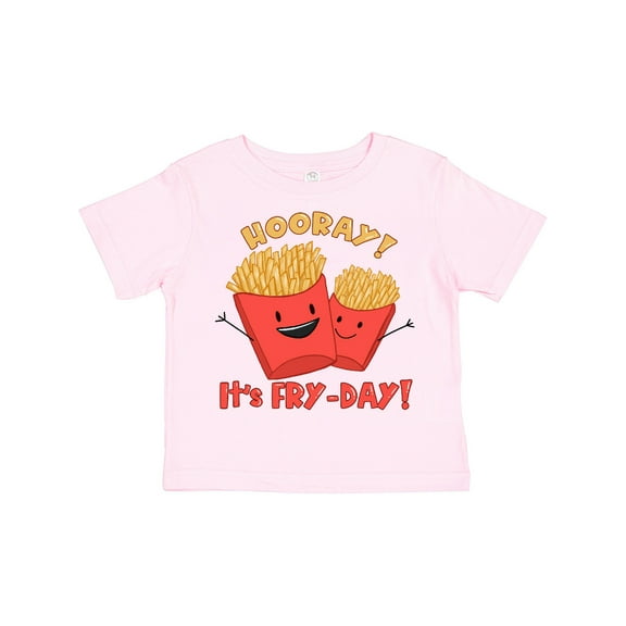 Inktastic Hooray It's Fry-day with Cute Fries Boys or Girls Toddler T-Shirt