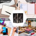 thumbnail image 6 of FORMRS 1-Subject Spiral Notebook 8" x 5" College Ruled 60 Refillable Sheet A5 Hard Cover, Dark Flowers Pattern, 6 of 7