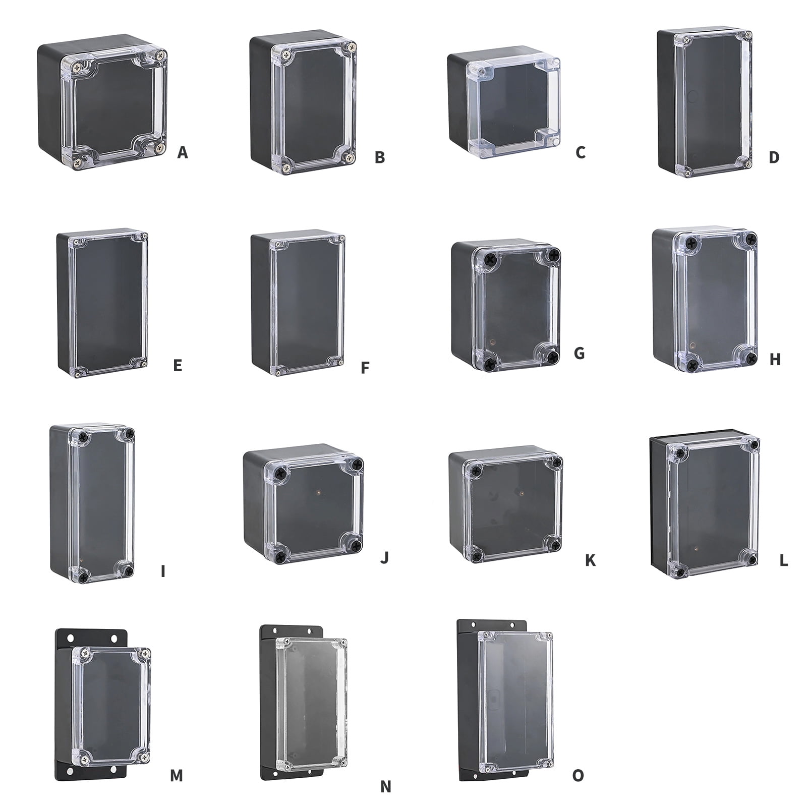 Waterproof Power Case Junction Box Dustproof Electrical Project Box Enclosure Case Outdoor Electrical Connection Boxes