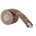 thumbnail image 2 of Cinta deportiva adhesiva elástica de algodón, vendaje muscular para lesiones por tensión, vendaje con flejes, estampado de leopardo, 2 of 7