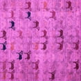 thumbnail image 1 of Ahgly Company Indoor Square Abstract Pink Modern Area Rugs, 3' Square, 1 of 4