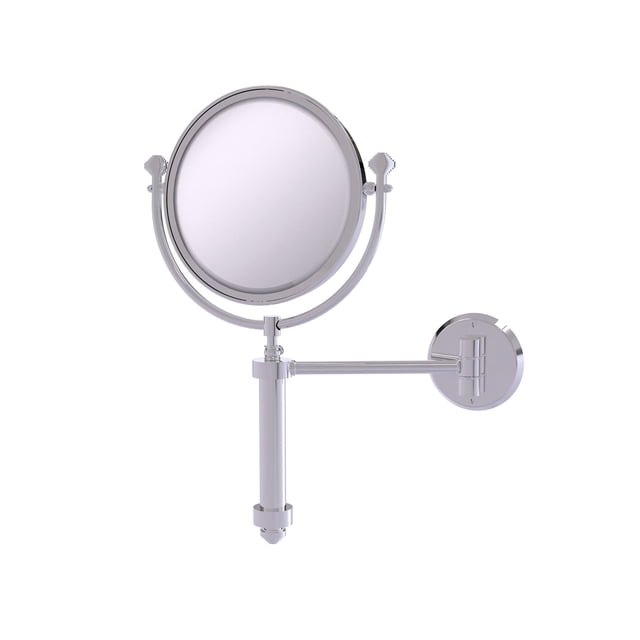 Southbeach Collection Wall Mounted Make-Up Mirror 8 Inch Diameter with 2X Magnification - SB-4/2X-PC