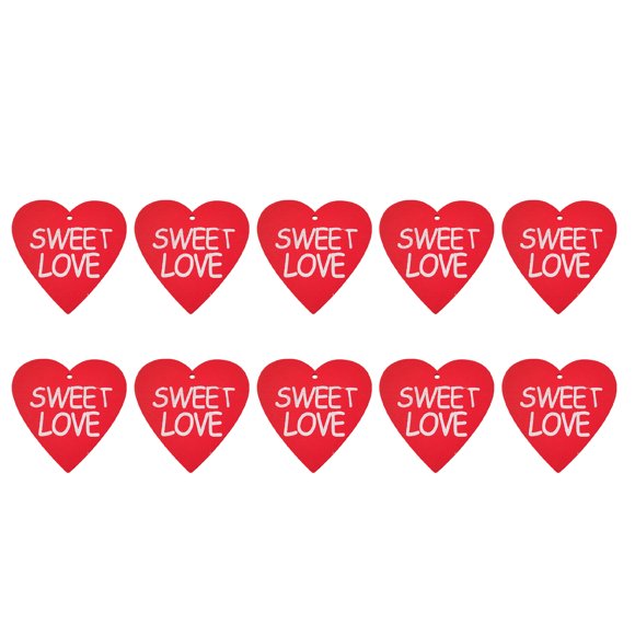 Oimcto Valentine's Day Pendant Ia,Valentine's Day Home Decoration Accessories Wooden Crafts Creative Handmade Love Heart Wood Chips,Valentine's Day gifts to please the mind and body