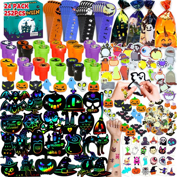 Set de Papelería para Fiesta de Halloween WESAYEE 252 Piezas