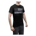 thumbnail image 3 of Rothco Thin Blue Line T-Shirt, Black, 3 of 4