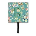 thumbnail image 1 of Carolines Treasures CJ2015-RSH4 Letter R Circle Circle Teal Initial Alphabet Leash & Key Holder, 1 of 1