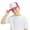 Hot Pink/white, variant on TOPTIE Kids 5 Panel Trucker Cap Mesh Snapback Hat Foam Front for Boys Girls Aged 3-7 Years Old-Black/White