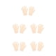 thumbnail image 2 of Qarigey Guantes de muñeca de patinaje artístico brillante, mitones con diamantes de imitación transparentes, guantes de cristal cálidos, rendimiento Type8 NO8 Qarigey CBP472907, 2 of 5