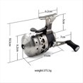 thumbnail image 3 of Carrete de Pesca SP35 de Acero Inoxidable 3.6:1 para Pesca Al Aire Libre, Pesca con Señuelos y Accesorios para Pesca en ., 3 of 5