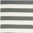 thumbnail image 5 of SAFAVIEH Montauk Saranna Striped Cotton Area Rug, Grey/Ivory, 10' x 14', 5 of 7