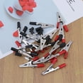 thumbnail image 2 of 20 Pcs Clips pour Alligator Double Extrémité Mini Clips de Test (Noir+rouge), 2 of 9