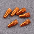 thumbnail image 5 of Eease Bikes Orange Tire Caps - 6 Pcs Aluminum Alloy Valve Cap for Mountain Bike, 5 of 5