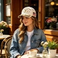 thumbnail image 3 of Hummingbird Blessing Faith Garden Morning Cap,Botanical Hummingbird American Flag Printed Baseball Cap,Lightweight Adjustable Casual Outdoor Sun Hat for Men & Women, 3 of 7