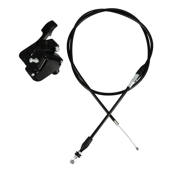 HEMOTON 1 Set Motorbike Thumb Throttle Cable Aluminum Black for Dirt Bike