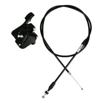 HEMOTON 1 Set Motorbike Thumb Throttle Cable Aluminum Black for Dirt Bike