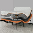 thumbnail image 6 of ESHINE Split King Adjustable Bed Frames Base + 12” Hybrid Mattress, with Massage, Pillow-tilt, Zero Gravity, Dual USB Port, Under Bed Light, Wireless Remote, 6 of 10