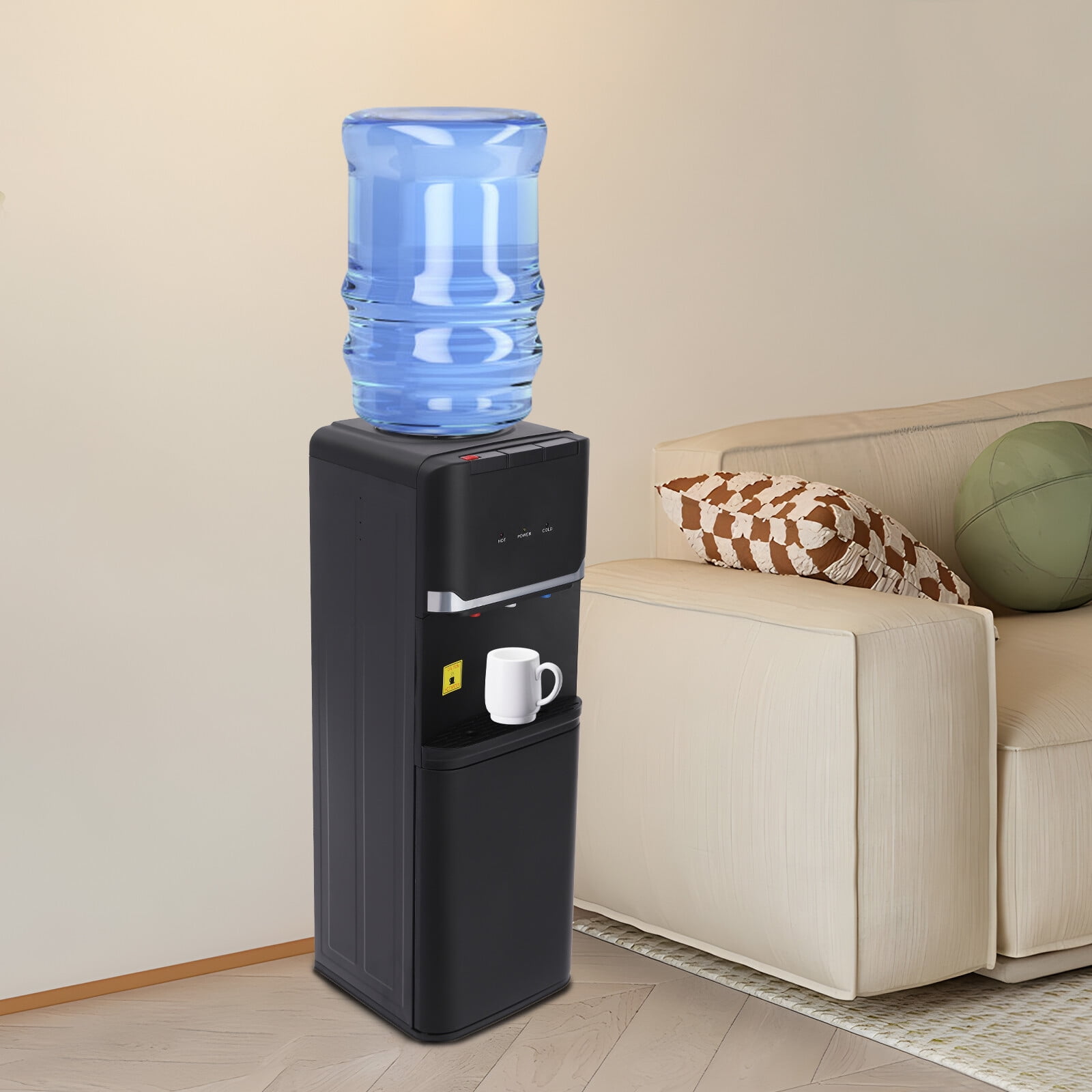 Top Loading Water Dispenser, Hot, Cold & Warm Water Energy Efficient for Home Office Use