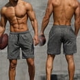 thumbnail image 3 of Pantalones cortos deportivos de secado rápido para hombre, Shorts sueltos de verano para entrenamiento, baloncesto, playa, correr, Fitness, 3 of 4