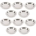 thumbnail image 6 of No Slip Cat Plate Bulk Packs Heavy Weight Stainless Steel Silicon Rubber Bases (5 Dishes), 6 of 6