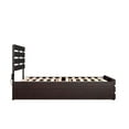 thumbnail image 6 of AFI Oxford Full Wood Platform Bed with Headboard, Footboard & Twin Trundle, Espresso, 6 of 7