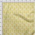 thumbnail image 3 of oneOone Georgette Viscose Fabric Leaves & Floral Block Printed Craft Fabric BTY 42 Inch Wide, 3 of 4