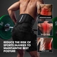 thumbnail image 3 of Cinturón de levantamiento de pesas MANUEKLEAR, soporte lumbar, 3 of 6
