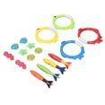thumbnail image 1 of Underwater Swimming Toy, Parent Child Interaction Fish Rings 16pcs Seahorses Swim Games Sinking Kit Portable  for Home for Teenagers, 1 of 7