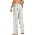 thumbnail image 5 of GZHJMY Alpaca Pajama Pants for Men, Lounge Pants Lightweight Men Pajama Bottoms with Drawstring Pockets, Christmas New Year Birthday Gifts, X-Large, 5 of 6