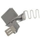 thumbnail image 5 of Dobladillo de costura de alta calidad, doblador de tubos de metal con bordes, accesorios para máquina de coser industrial de puntada de cadeneta, entrada de 1-1/2", 5 of 14