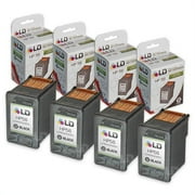 LD Products Remanufactured Replacement for 56 C6656AN Black Ink Cartridge 4-Pack